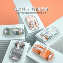 吸睛潮品 無線藍牙三模透明滑鼠 免運費
