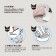 【日本ATEX 安得士】Lourdes速暖型貓咪釋壓溫熱眼罩AX-KX512-黑/粉 (附行動電源全配組)